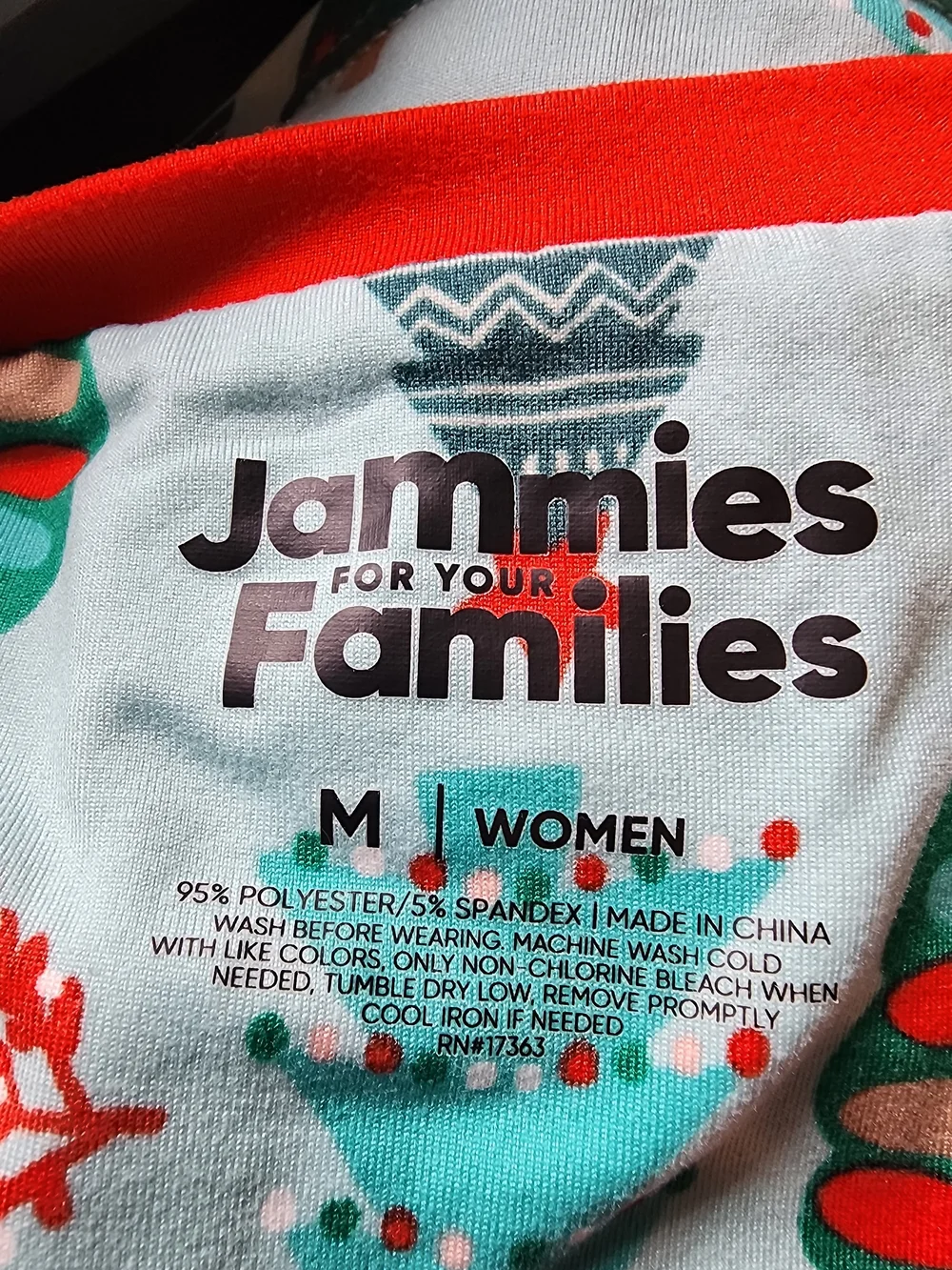 Women's Christmas Pajama Set | 2-Piece | Size Medium | Holiday Tree